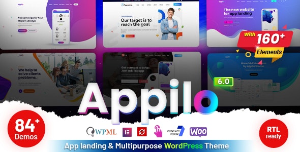 Appilo App Landing WordPress theme